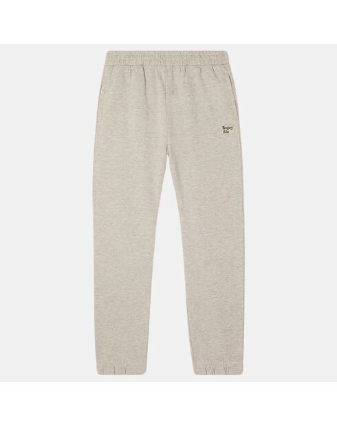 Pantalon de Jogging Chantal en Coton gris chiné