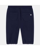 Pantalon de Jogging Orilo en Coton bleu marine