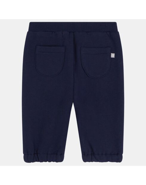 Pantalon de Jogging Orilo en Coton bleu marine