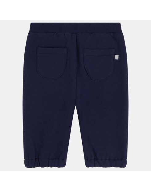 Pantalon de Jogging Orilo en Coton bleu marine