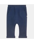 Pantalon de Jogging Portypo en coton bio bleu marine