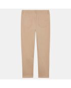 Pantalon chino en Toile de coton Tom beige