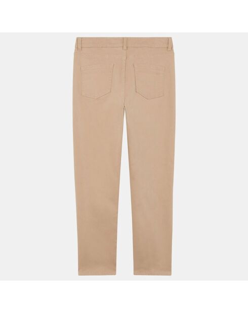 Pantalon chino en Toile de coton Tom beige