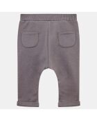 Pantalon de Jogging en Coton bio mélangé Artypo gris