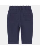 Pantalon en Twill de coton Amy bleu marine