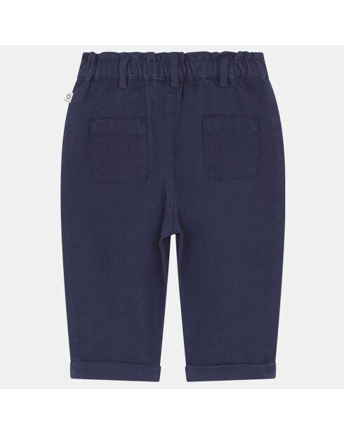 Pantalon en Twill de coton Amy bleu marine