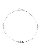 Bracelet Lalie argenté/bleu ciel