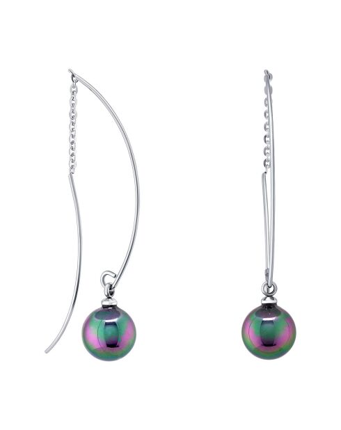 Alice silber/graue Ohrringe