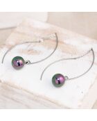 Alice silber/graue Ohrringe