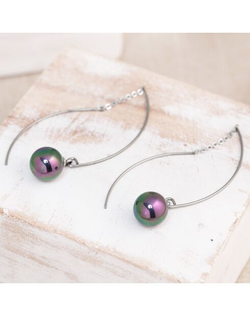 Alice silber/graue Ohrringe