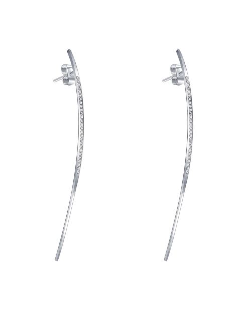 Ohrringe Nora silber/weiß