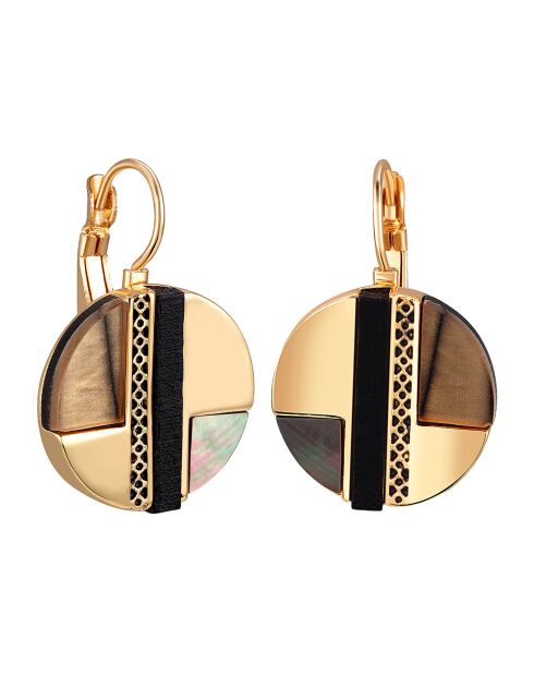 Boucles d'oreilles Sierra Dorada Natural doré/naturel