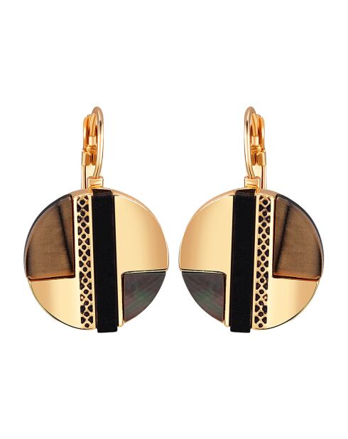 Boucles d'oreilles Sierra Dorada Natural doré/naturel