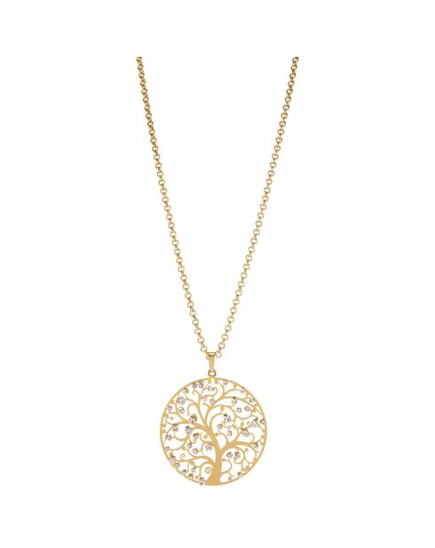 Collier Natura Gold & Crystal Apples doré