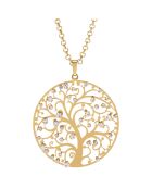 Collier Natura Gold & Crystal Apples doré