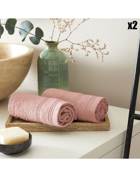 4 Blush Spa Gästetücher