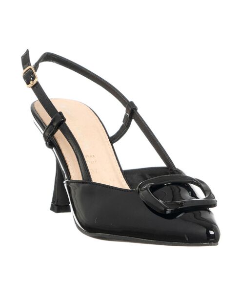 Slingbacks Vernice noirs - Talon 8 cm