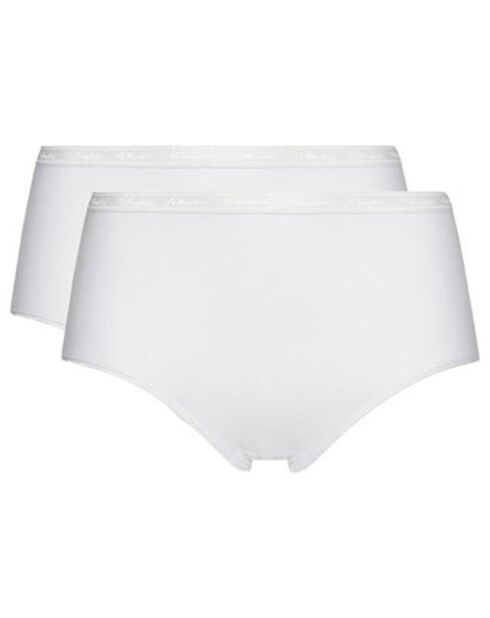 2 Culottes en Coton Bio blanches