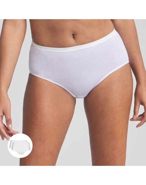 2 Culottes en Coton Bio blanches