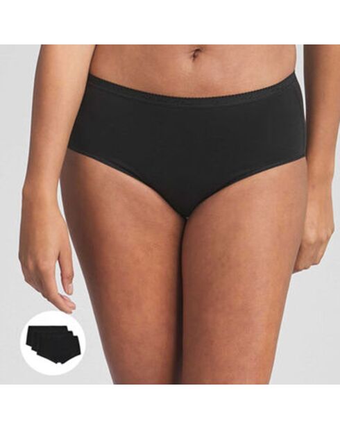 2 Culottes en Coton Bio noires
