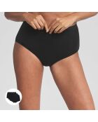 2 schwarze Höschen aus Biobaumwolle