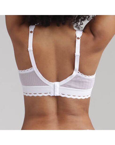 Weißer BH ohne Bügel für Damen