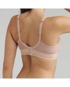 Soutien-gorge sans armatures Coeur Croisé Féminin beige