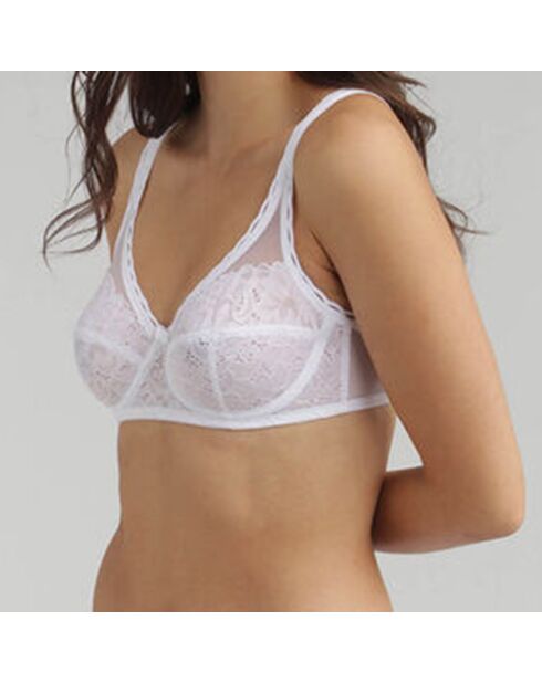 Soutien-gorge emboîtant Coeur Croisé Féminin blanc