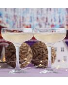 6 transparente Cocktailgläser — 235 ml