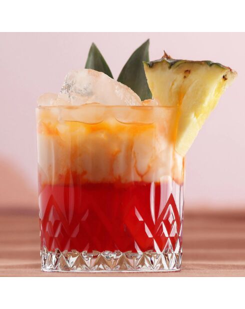 6 bicchieri da whisky trasparenti - 330 ml