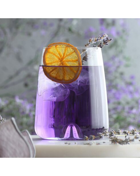 6 Verres à eau transparents - 475ml
