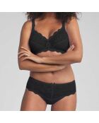 Air Flower Elegance zwarte draadloze bh