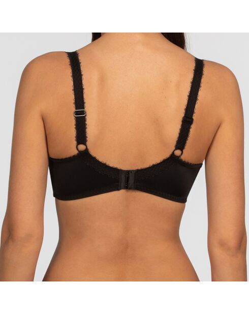 Reggiseno senza fili Air Flower Elegance nero
