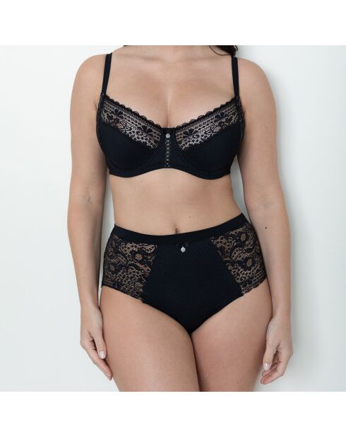 Zwarte bh met beugel Élisa