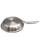 Poêle triplex induction grise - D.24 cm