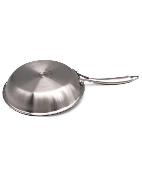 Poêle triplex induction grise - D.28 cm