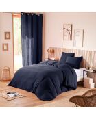 Parure housse de couette en gaze de coton orage