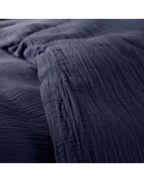 Parure housse de couette en gaze de coton orage
