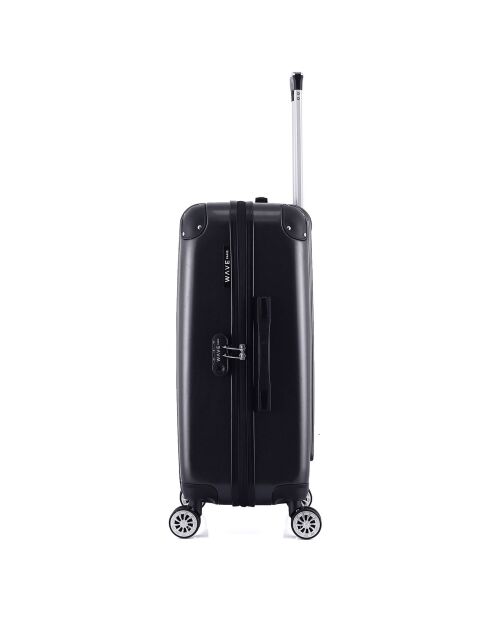 Valise Moyen Séjour 4 roues doubles Denali 65 cm noire