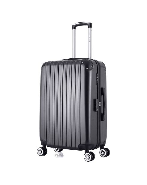 Valise Moyen Séjour 4 roues doubles Denali 65 cm noire