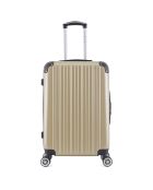 Valise Moyen Séjour 4 roues doubles Denali 65 cm beige