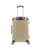Valise Moyen Séjour 4 roues doubles Denali 65 cm beige