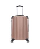 Valise Moyen Séjour 4 roues doubles Denali 65 cm rose doré