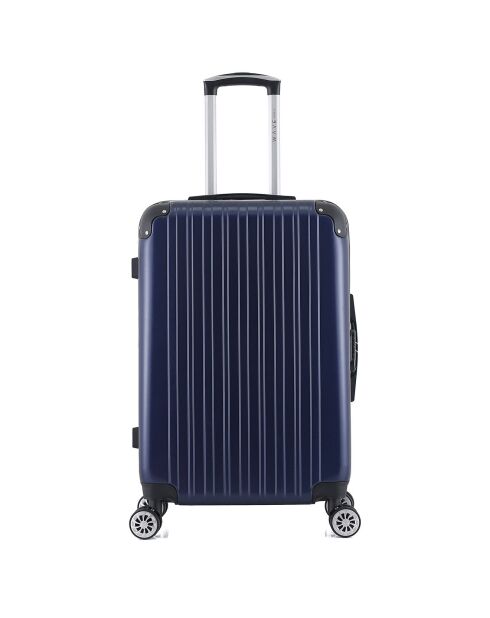 Valise Moyen Séjour 4 roues doubles Denali 65 cm bleu marine