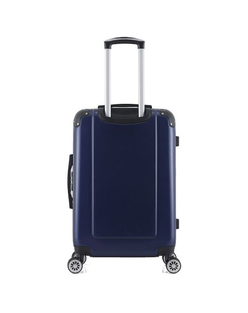 Valise Moyen Séjour 4 roues doubles Denali 65 cm bleu marine
