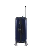 Valise Moyen Séjour 4 roues doubles Denali 65 cm bleu marine