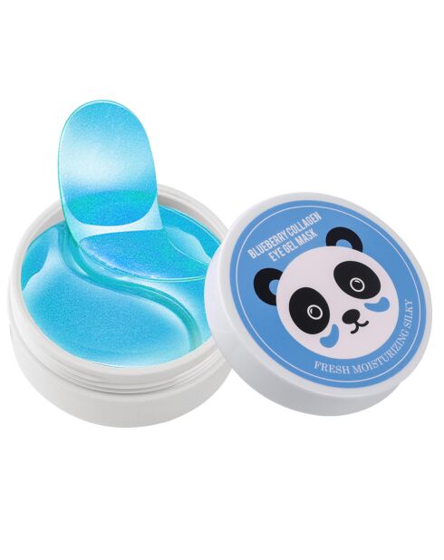 60 cerotti per occhi al collagene ai mirtilli