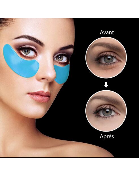 60 cerotti per occhi al collagene ai mirtilli