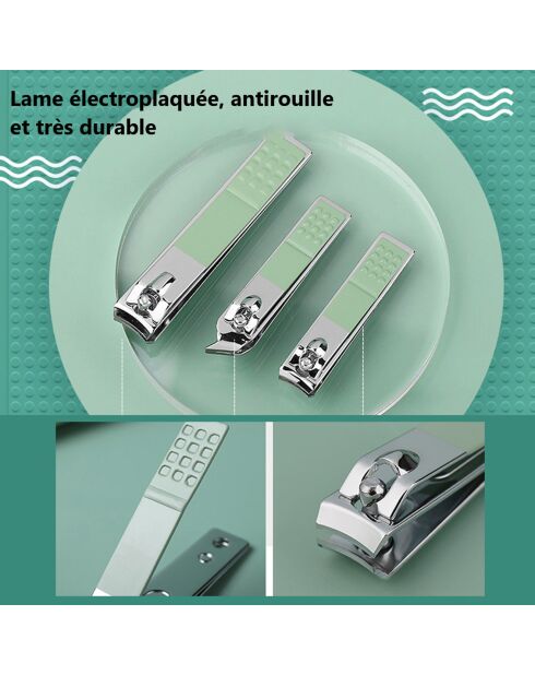 Set tagliaunghie da 12 pezzi