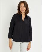 Blouse Pop noire